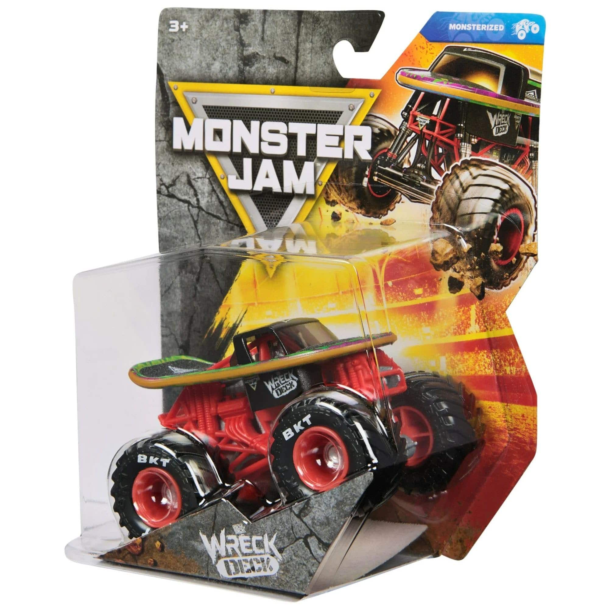 Monster Jam 2026 Series 45 Tech Deck Wreck Deck 1:64 Die Cast