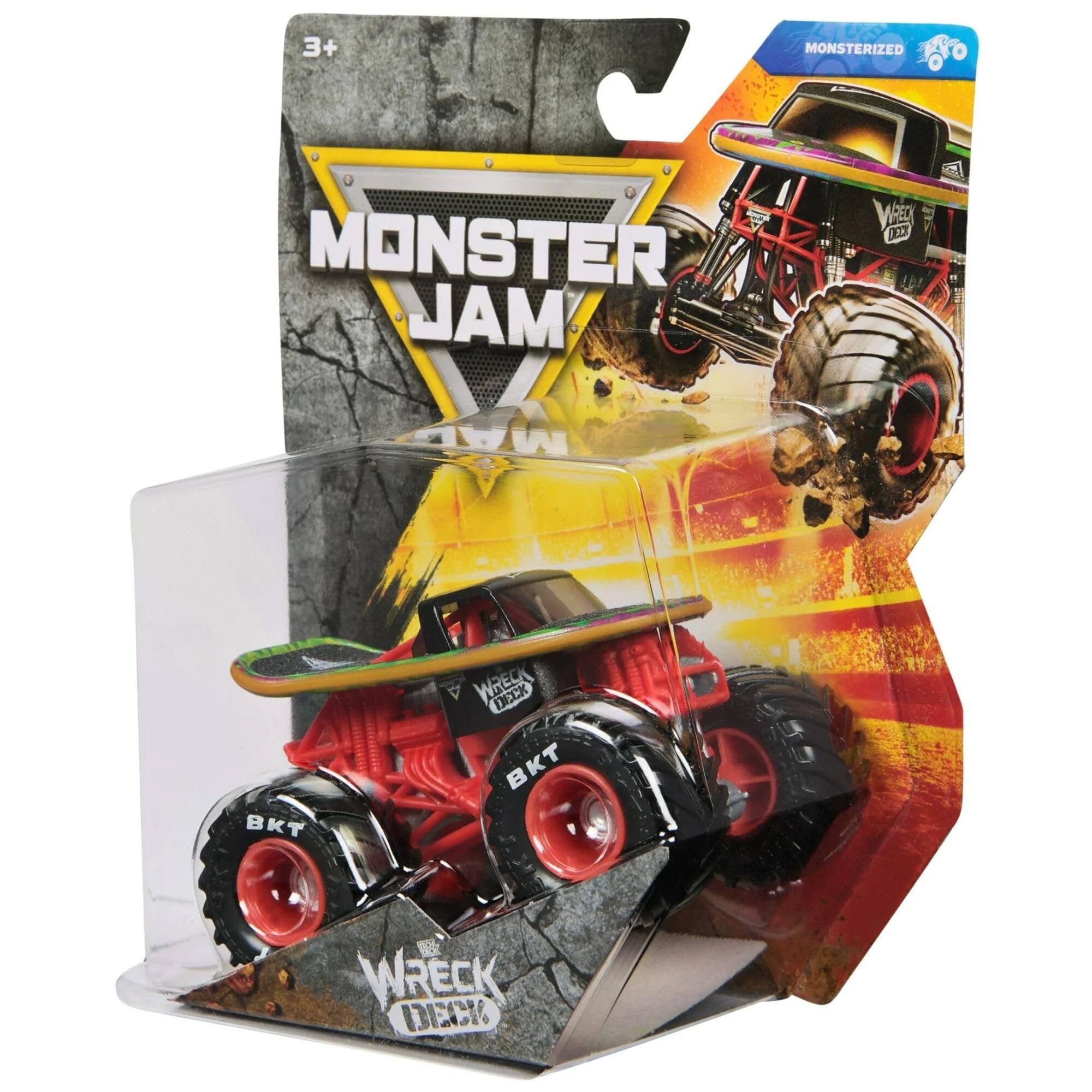 3+ MONSTER JAM MONSTERIZED MONSTER WRECK DECK BKT WRECK DECK