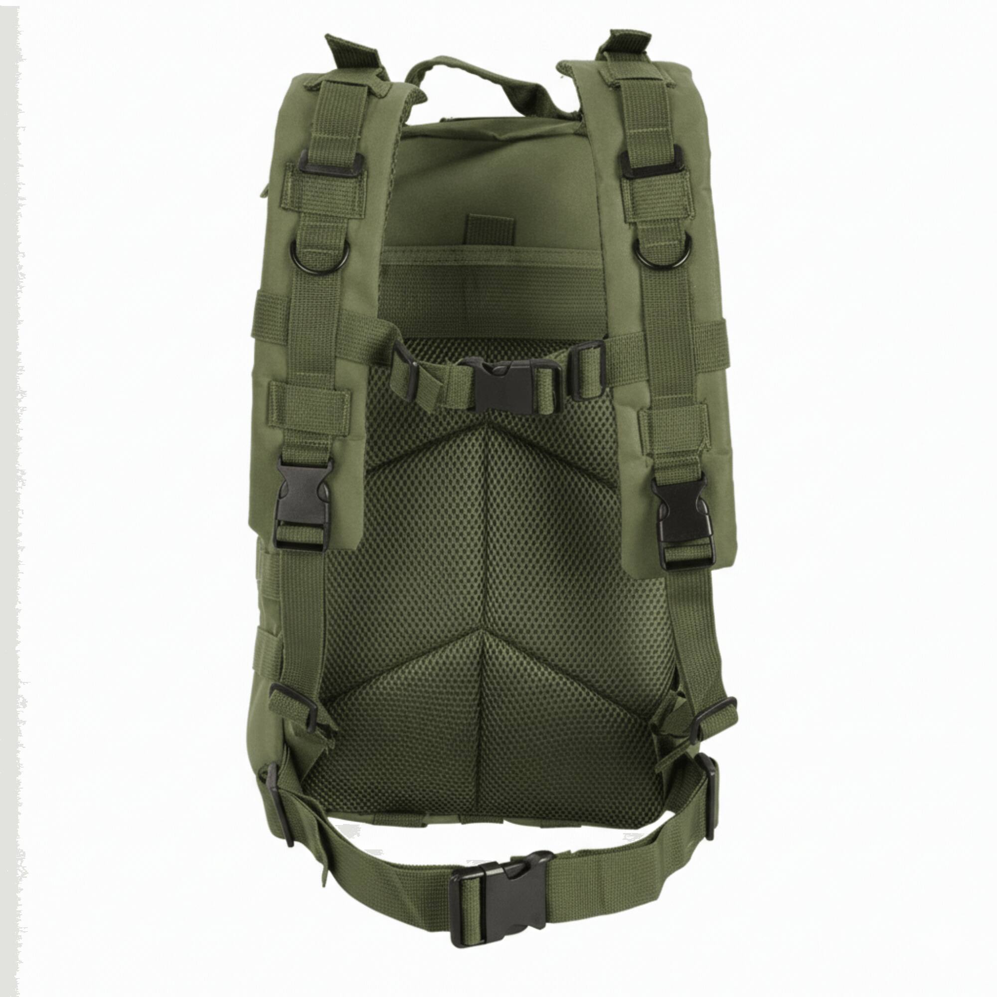 Alt View 4. XGear Tactical - Small 30L Tactical Backpack Survival Bag - Army Green.
