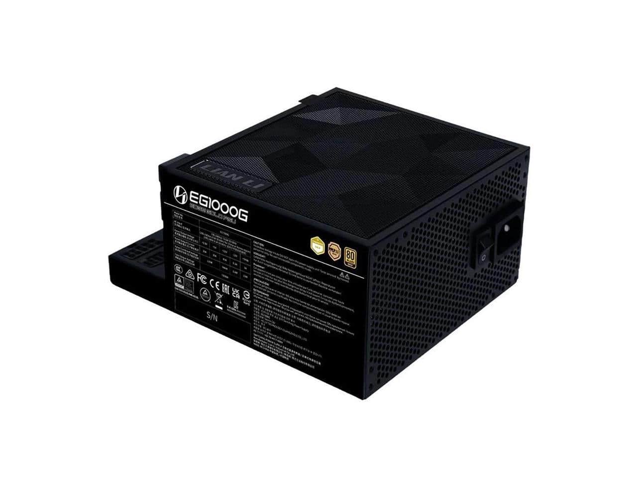 Lian Li Edge 1000W Full Modular PSU Gold ATX 3.0, 3.1 PCIE 5.1 L