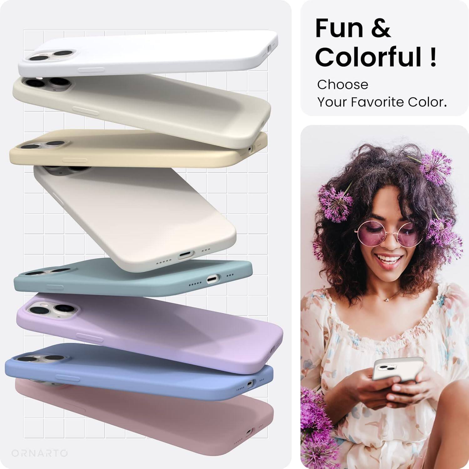 Fun & Colorful! Choose Your Favorite Color. ORNARTO