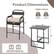 Product Dimensions:
- Weight Capacity: 165 LBS
- Counter Height Table: 400 LBS
- Each Counter Stool: 2" x 17.5" x 20"
- 37" x 31.5" x 31.5"
- 24" x 20" x 9"
- 24" x 36" x 11"
BOX 1:
- BOX 2:
- With 2 boxes and you may receive them at different times.