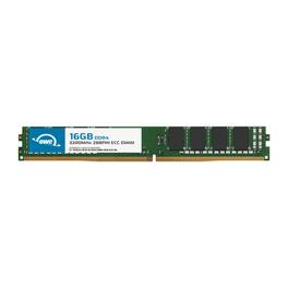 OWC - 16GB DDR4 3200MHz 2Rx8 CL22 ECC Unbuffered VLP 288-pin DIMM Memory RAM for Workstations, Servers, and NAS Systems - Black Chips