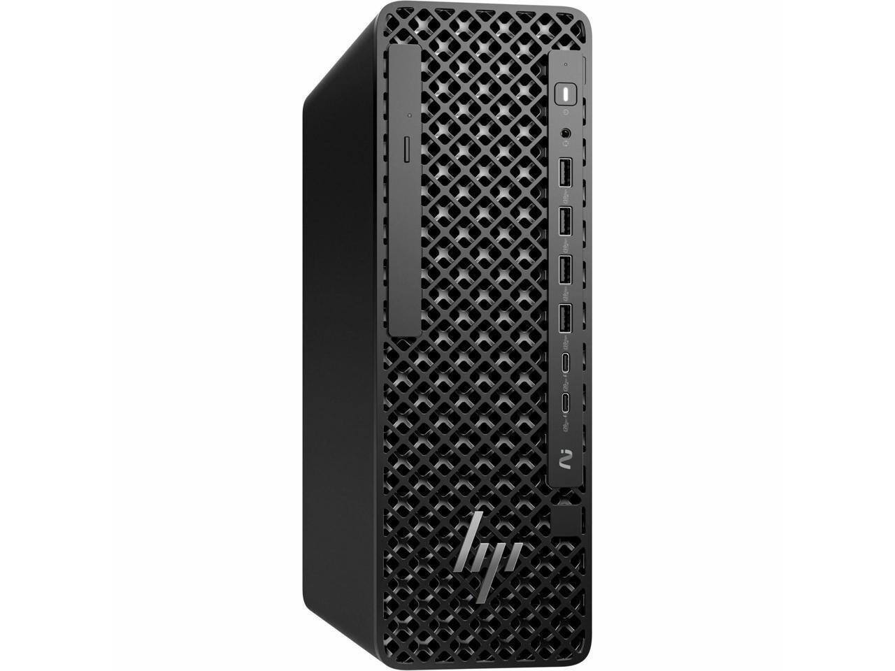 Alt View 8. HP - HP Z2 G1i Workstation - Intel Core Ultra 7 265 - 32 GB - 1 TB SSD - Intel W880 - Windows 11 Pro - RTX A1000 8 GB - Black.