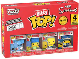 Funko - Bitty POP!: The Simpsons - Itchy 4-Pack - Collectibles - Multicolor