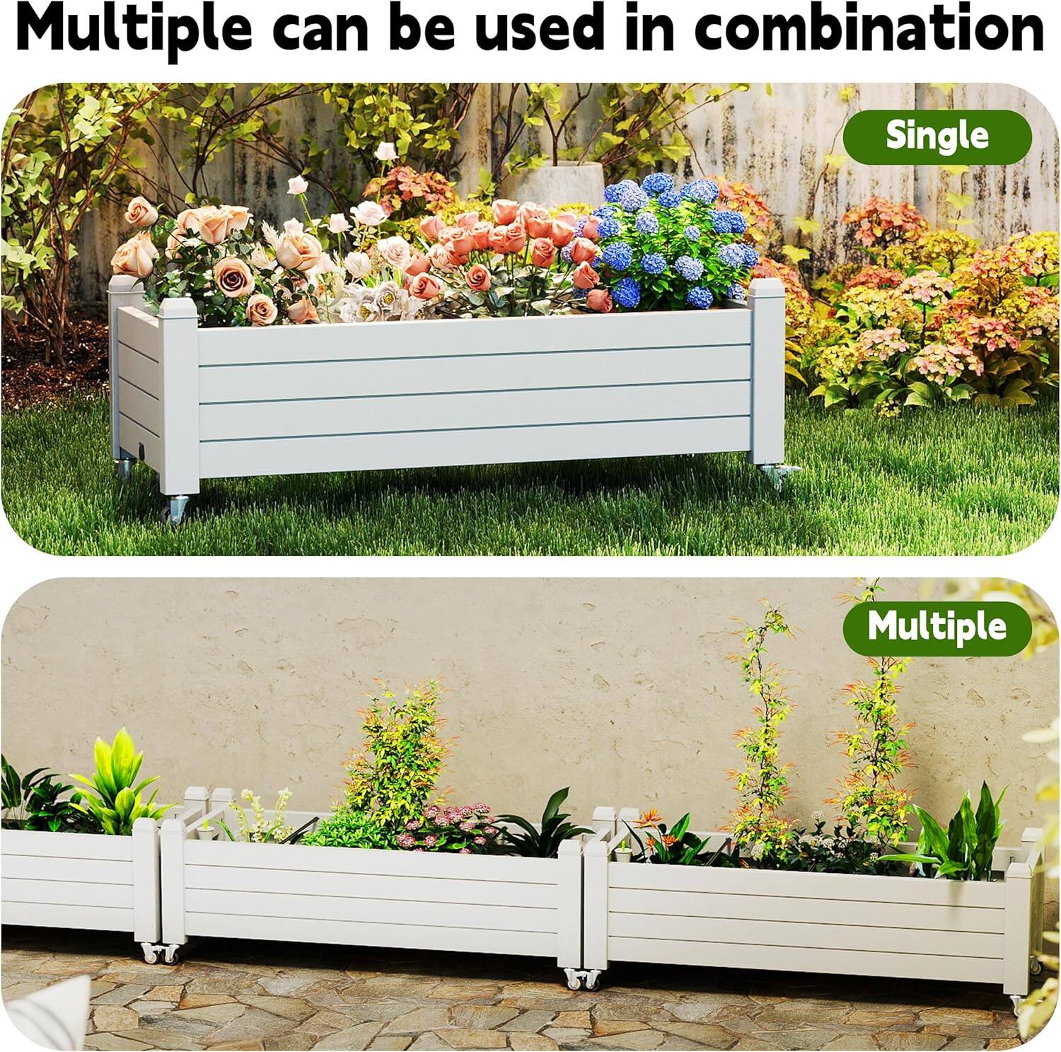 Multiple can be used in combination

Single

Multiple