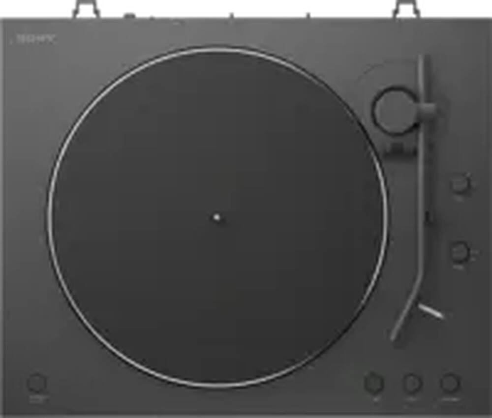Left. Sony - PS-LX3BT Full Auto Playback Turntable with Bluetooth® Connectivity - Black.