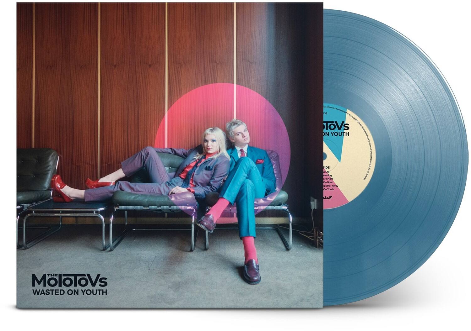 The Molotovs - Wasted on Youth - Blue   - VINYL LP