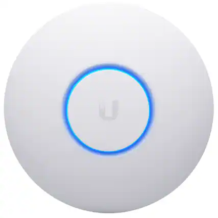 Front. Ubiquiti - UniFi nanoHD Indoor Dual-Band 802.11ac Wave 2 MU-MIMO PoE Access Point (UAP-nanoHD) - White.