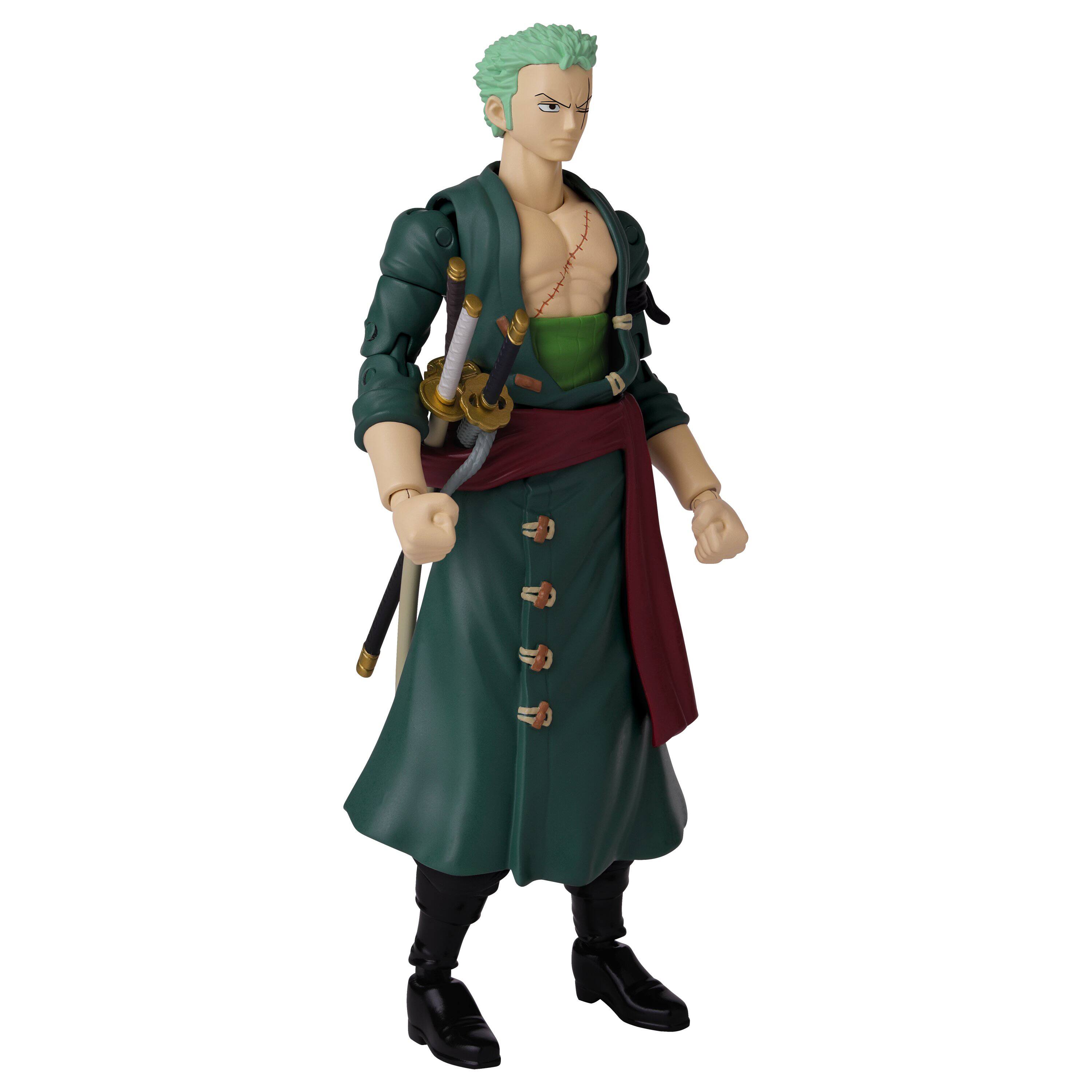 Alt View 14. Bandai - Anime Heroes One Piece 6.5" Action Figure - Roronoa Zoro.