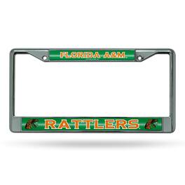 Rico Industries - Florida A&M Rattlers Sparkly Glitter Bling Look Chrome License Plate Frame - Multi