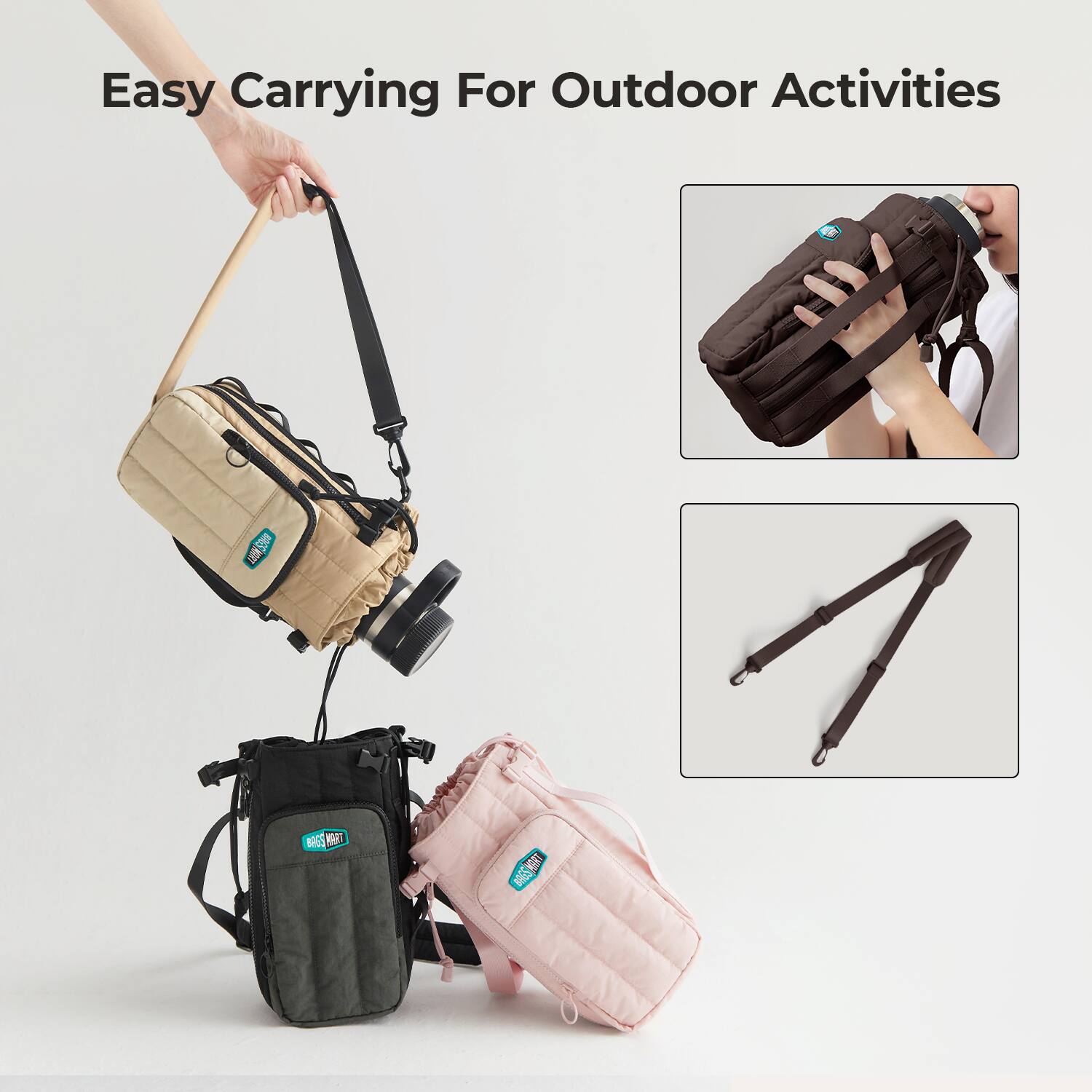 Easy Carrying For Outdoor Activities

BAGSIMART