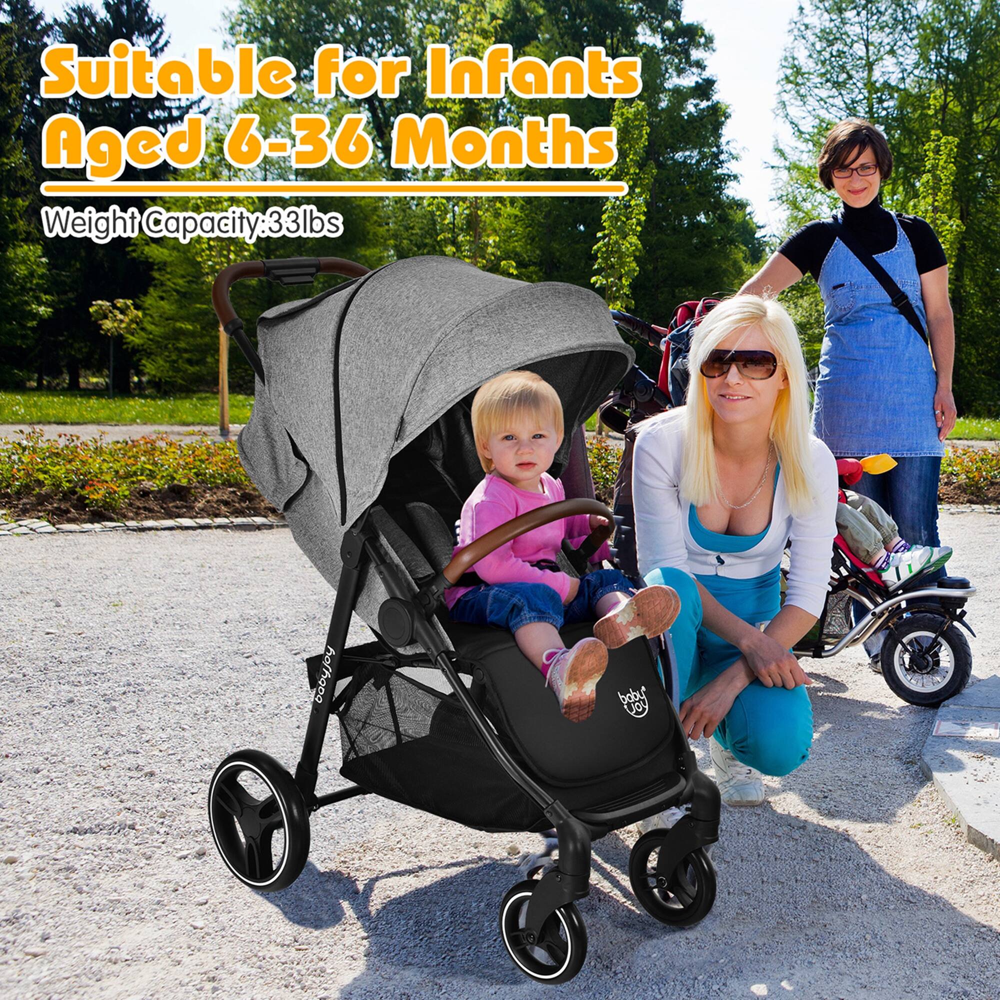 Suitable for Infants Aged 6-36 Months
Weight Capacity 33lbs