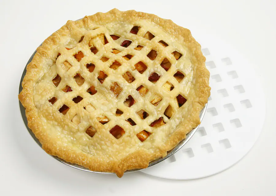 Standard Cutter Tools Norpro Lattice Pie Top Cutter – 10 Inch Crust Decoration Tool White ...