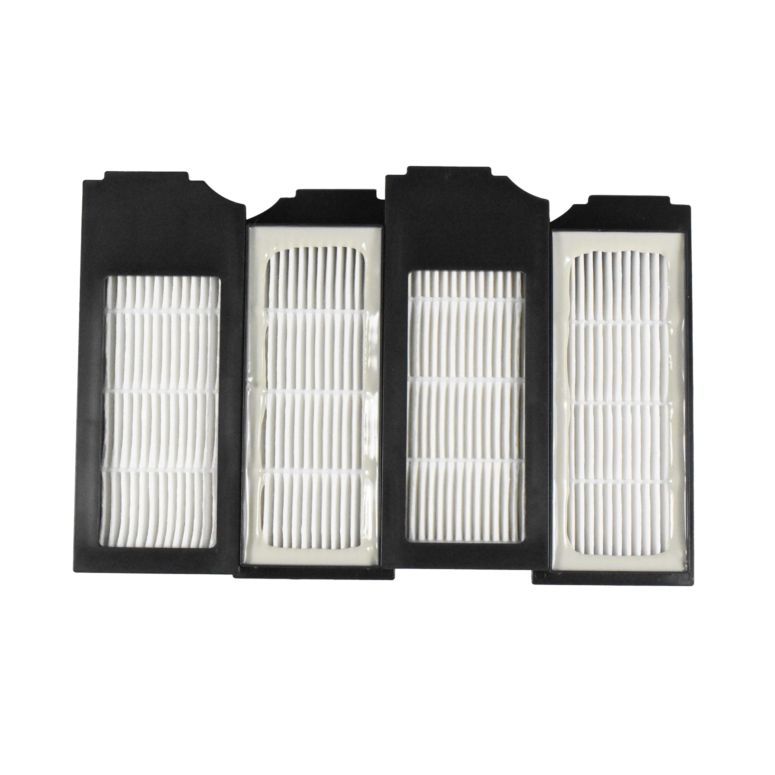 Alt View 4. HQRP - HQRP 4-Pack HEPA Filters Replacement for Ecovacs Deebot X1 Omni / X1e OMNI / X1 Plus / X1 Turbo Robot Vacuums.