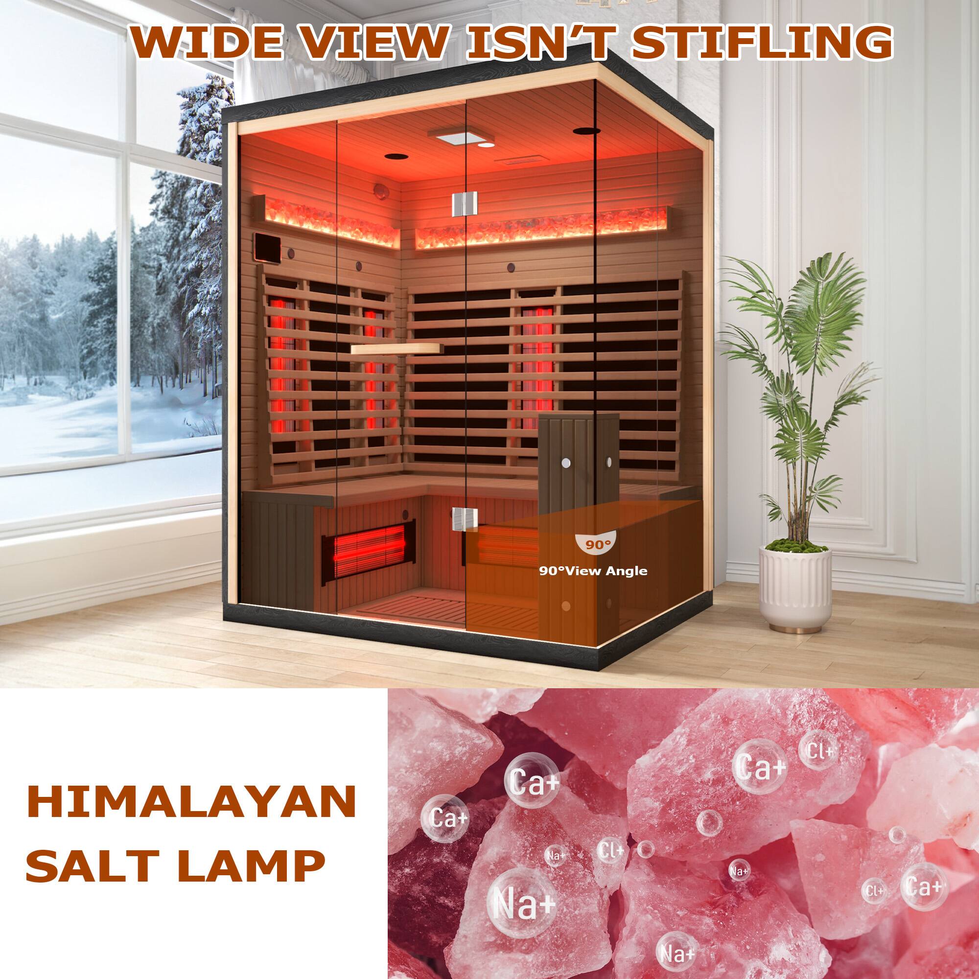 WIDE VIEW ISN'T STIFLING

90° View Angle

HIMALAYAN SALT LAMP