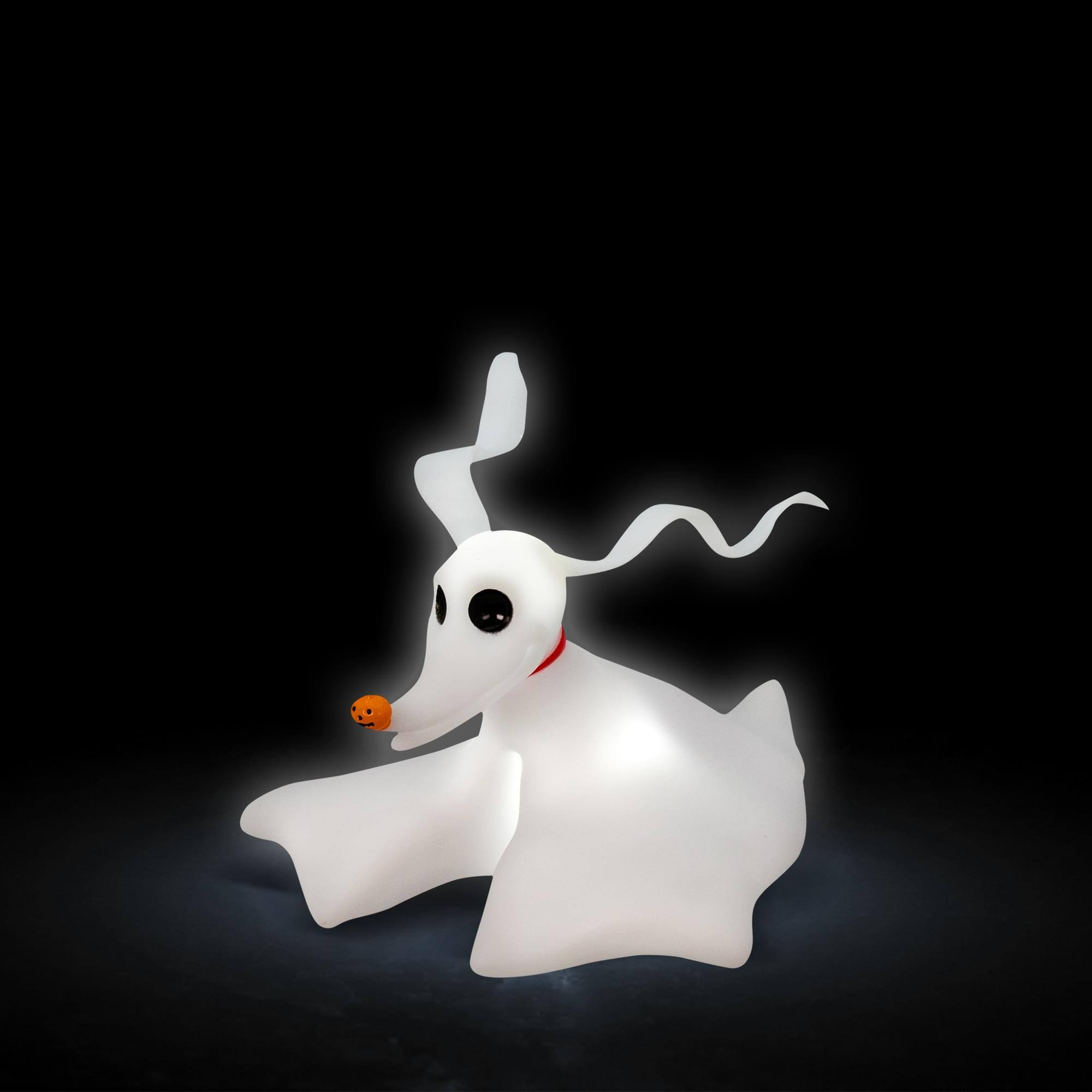 Alt View 1. Disney - Disney Nightmare Before Christmas Zero Figural LED Mood Light | 8 Inches Tall - White.