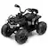 Front. Costway - Costway 12V Kids Ride On ATV Electric 4-Wheeler Quad 2 Speeds with Mp3 & Headlights - Dark Black.