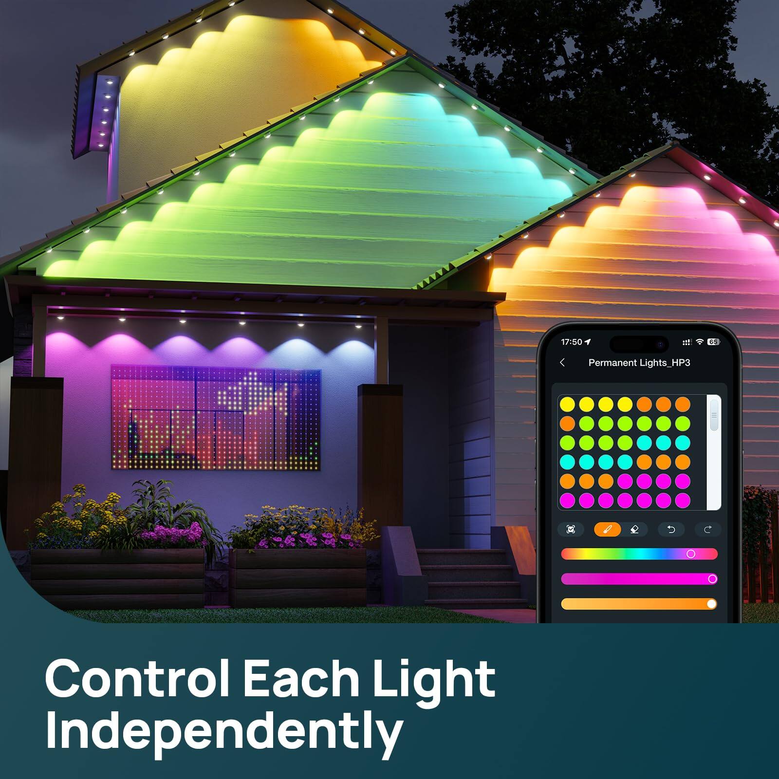 17:50 at 11 Permanent Lights_HP3 - Control Each Light Independently