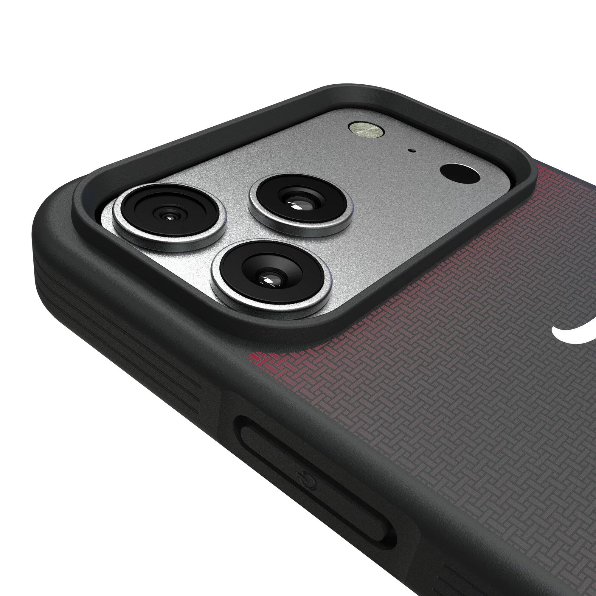 Alt View 2. Keyscaper - Alabama Crimson Tide Linen Logo iPhone Bump Case - 16 - Black.