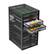 Alt View 18. Mind Reader - File Storage Drawers, Desk Organizer, Multi-Purpose, Crafts, Office, Metal Mesh, 10.75"L x 14"W x 21.25"H - Black.
