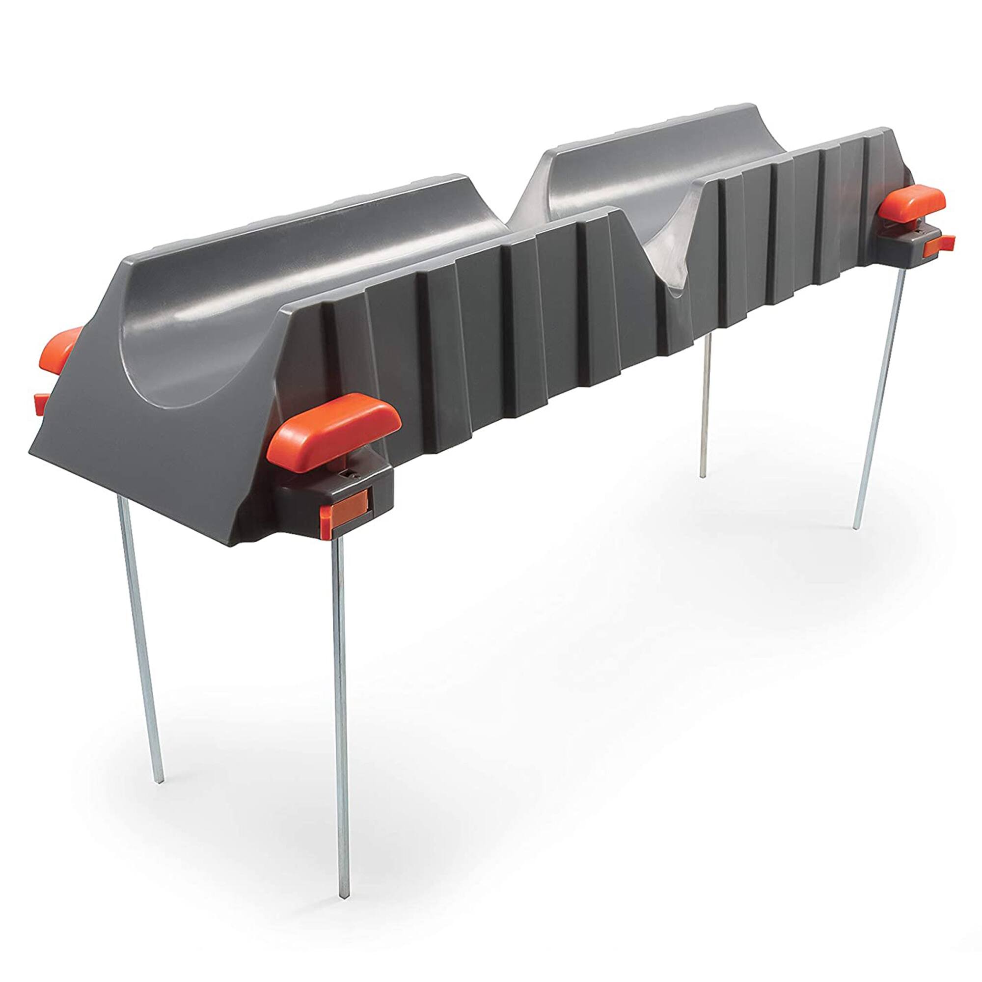 Alt View 10. Camco - Camco 43071 Adjustable Stackable Sewer Hose Drain Support Kit for RV (6 Troughs) - Gray.