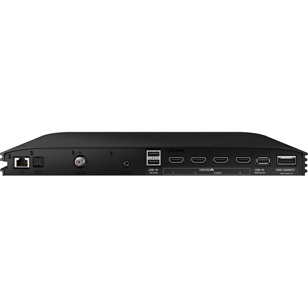 LAN, ANT, EX-LINK, USB, HDMI, USB, ONE CONNECT