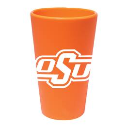 WinCraft - Oklahoma State Cowboys 16oz. Team Color Silicone Pint Glass - Multicolor