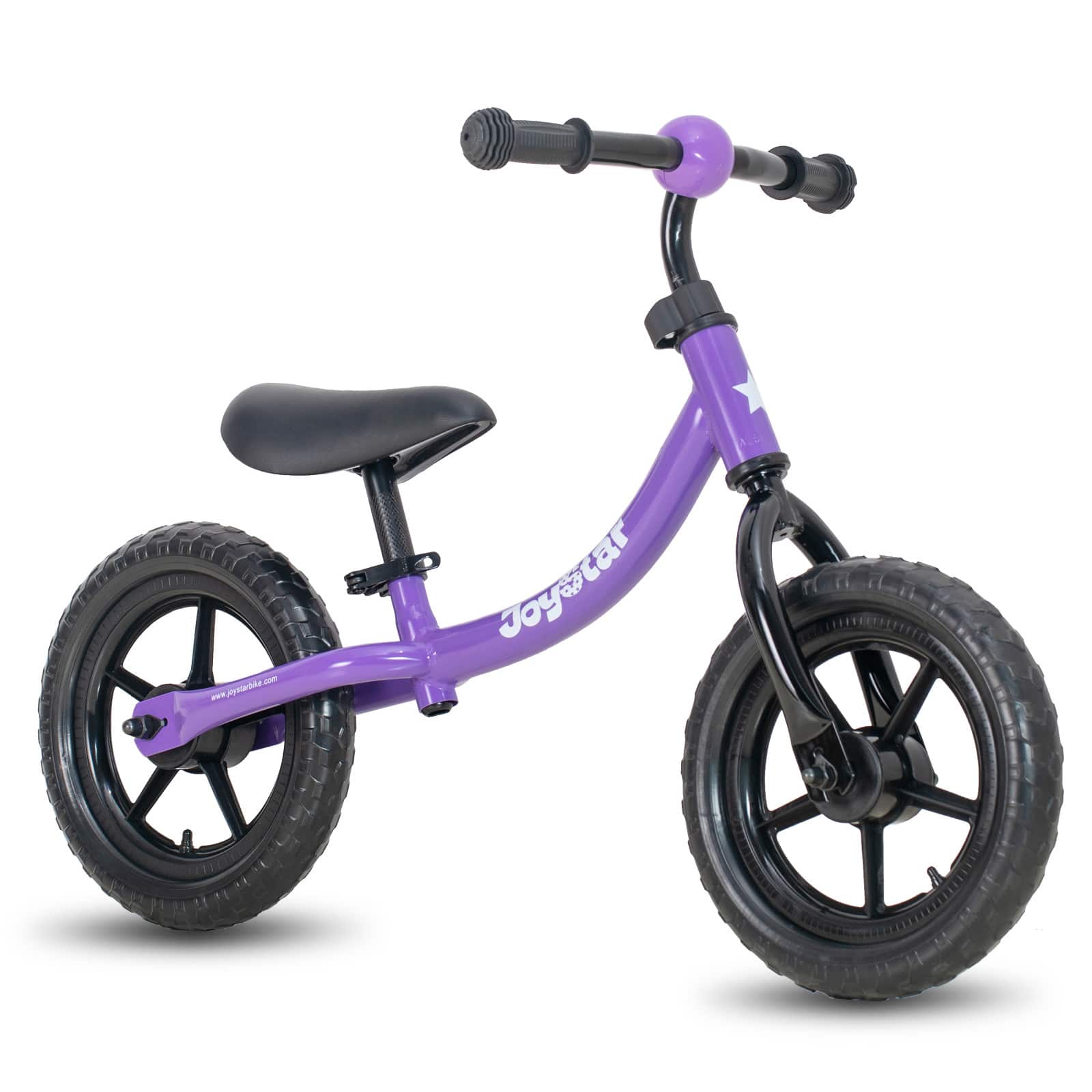 JOYSTAR - Marcher Toddler Balance Bike for Boys Girls Ages 18 Months to 5 Years Old, No Pedal Bike, 12" - Purple