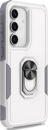 SaharaCase - Raider Series Heavy Duty Case for Samsung Galaxy S25+ - Fossil White