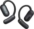 Front. Soundcore - by Anker AeroFit 2 Open-Ear Headphones with Adjustable Ear Hooks - Black.