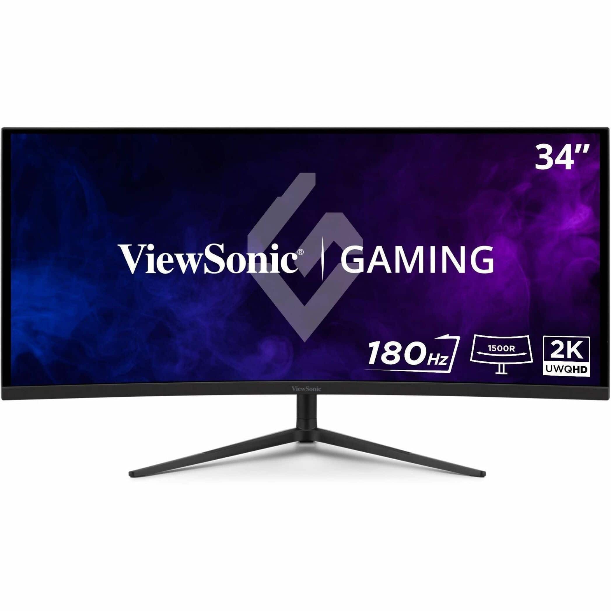 34" ViewSonic GAMING 180Hz 1500R 2K UWQHD ViewSonic