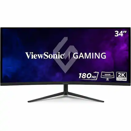 34" ViewSonic GAMING 180Hz 1500R 2K UWQHD ViewSonic
