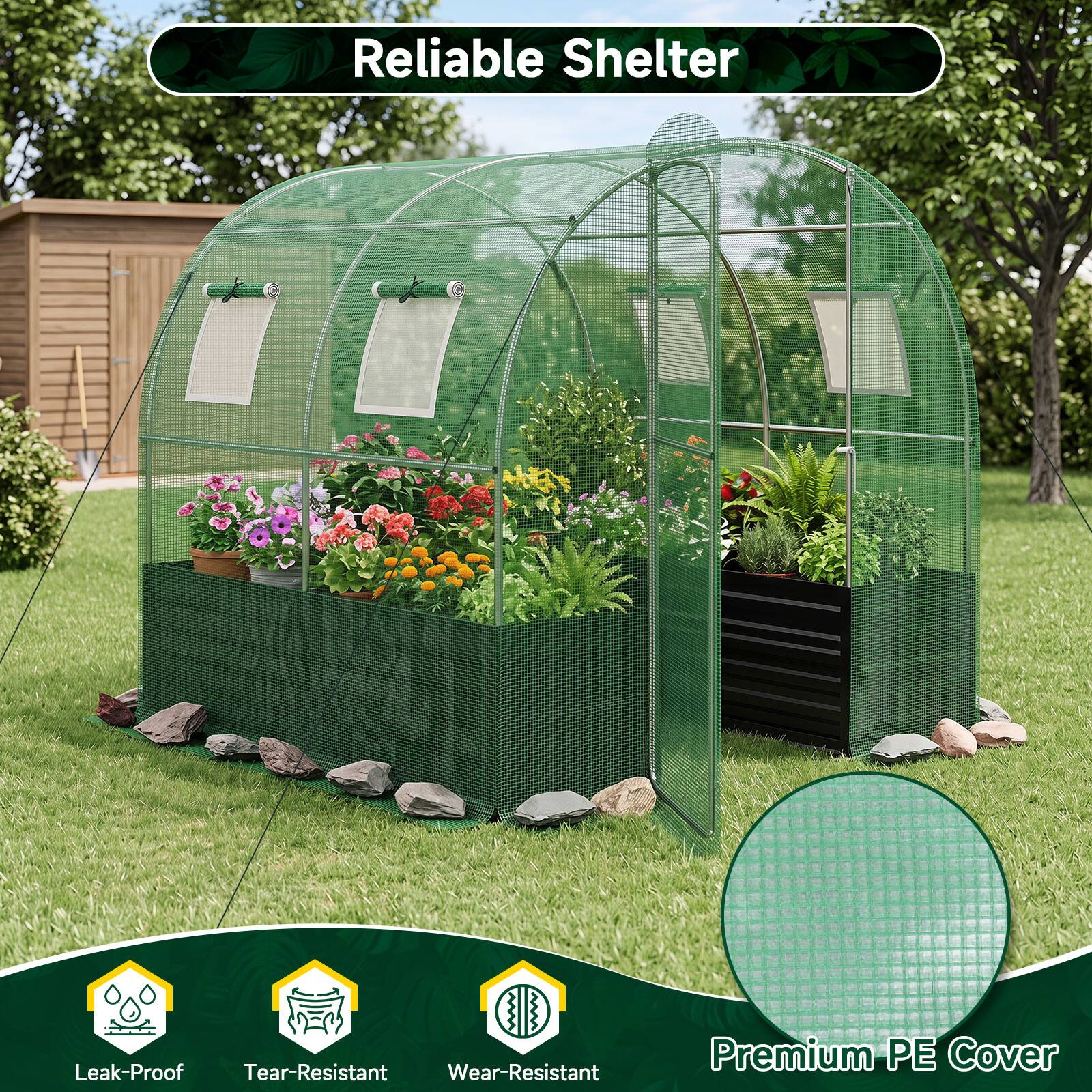 Reliable Shelter

Leak-Proof
Tear-Resistant
Wear-Resistant

Premium PE Cover
