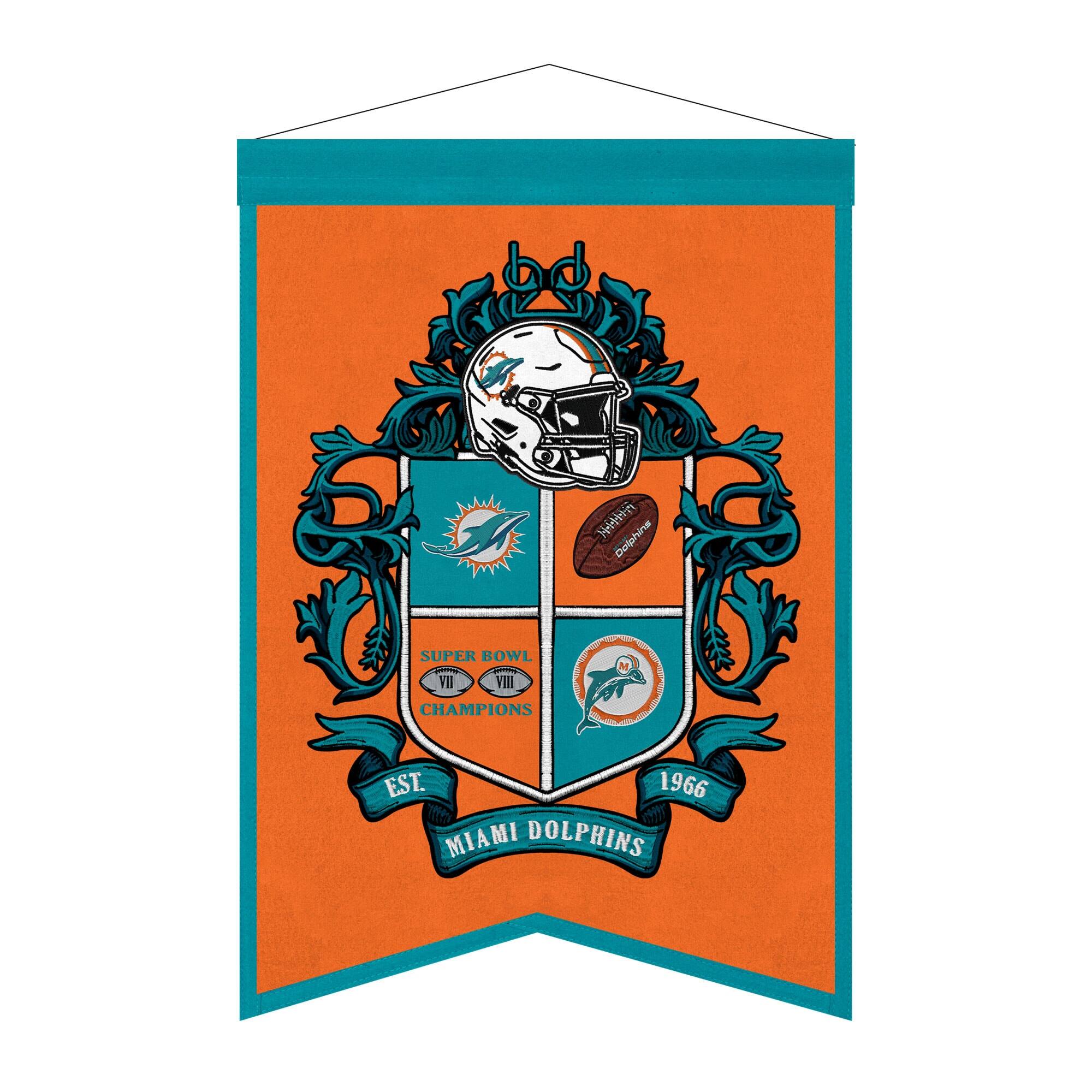 bd Nethon Delhina SUPER BOWL VII VIII CHAMPIONS EST. 1966 MIAMI DOLPHINS