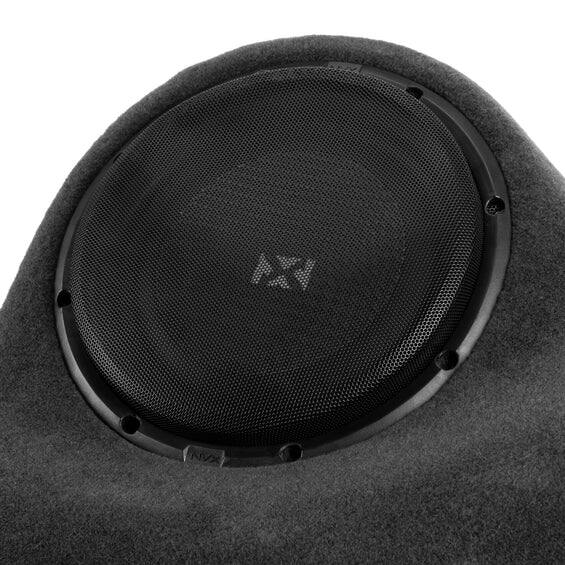 Back. NVX - BOOST Box Custom Fit 10" 350W RMS Loaded Sealed Subwoofer Enclosure for 2006-2013 Chevrolet C6 Corvette - Black.