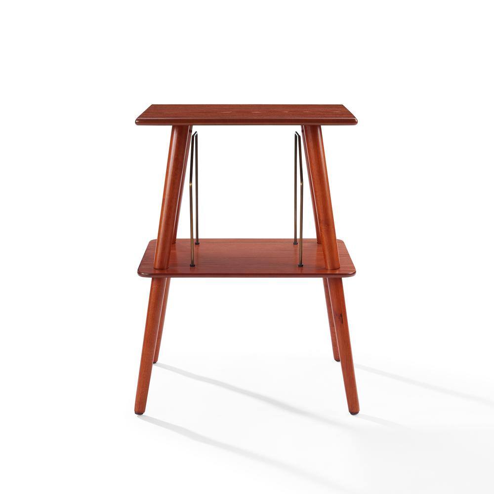 Alt View 1. Crosley Furniture - Manchester Record Player Stand - Paprika.