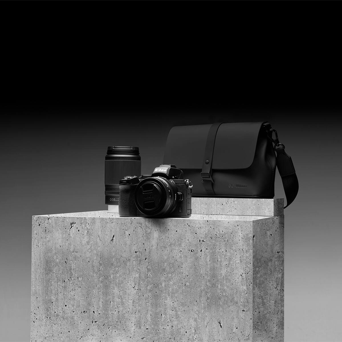 Alt View 6. Nikon - Nikon GL X Nikon Splash Crossbody Bag, Black.