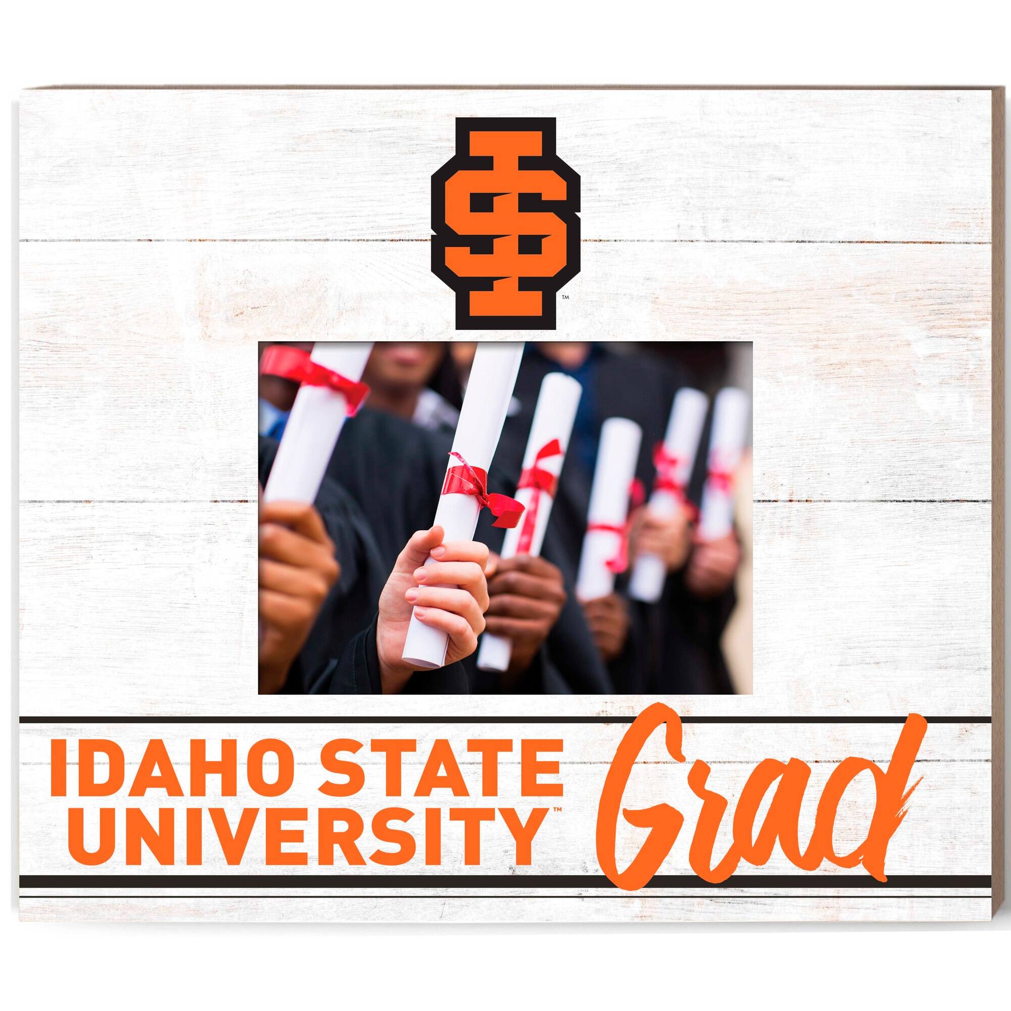 Jardine - Idaho State Bengals 13.5" x 11.5" Grad Frame - White