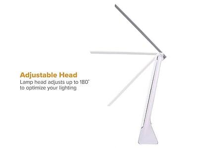 Adjustable Head  
Lamp head adjusts up to 180° to optimize your lighting