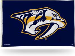 Rico Industries - Nashville Predators NHL 3X5 Indoor Outdoor Banner Flag - Multi