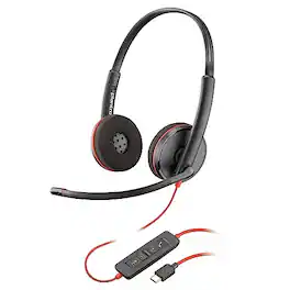 HP - 9P7X8AA Wired Headset with Mic