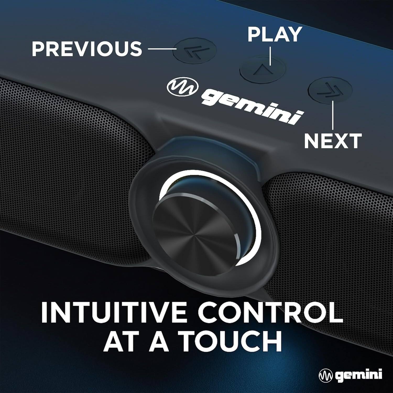 PLAY PREVIOUS VW gemini NEXT  
INTUITIVE CONTROL AT A TOUCH