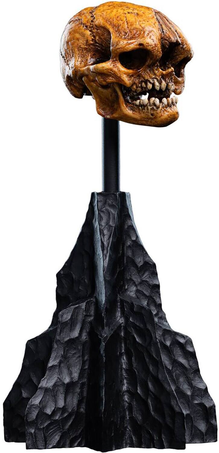 Alt View 1. Weta Workshop - Weta Workshop Polystone - The Hobbit Trilogy - Skull of a Misty Mountain Goblin Miniature Skull   - COLLECTIBLES - Multicolor.