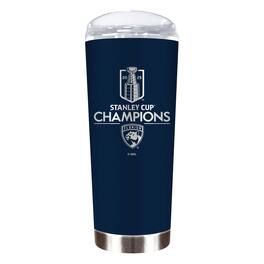 Great American Products - Florida Panthers 2025 Stanley Cup Champions 18oz. Roadie Tumbler - Blue