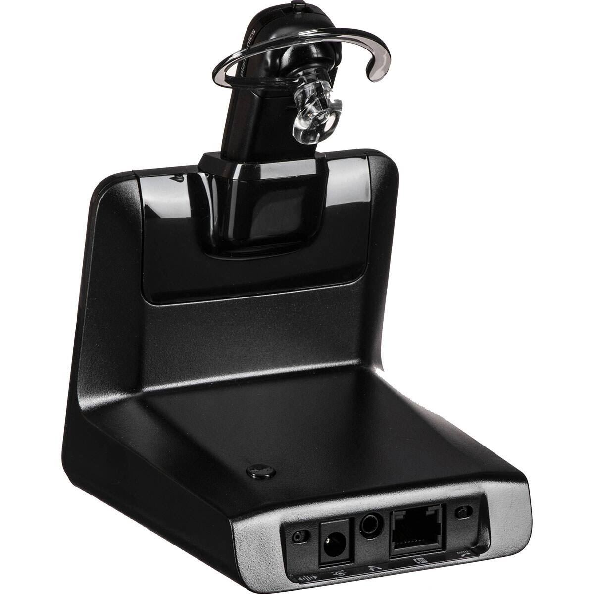 Alt View 1. HP - HP Poly CS540A Wireless DECT Convertible Headset, TAA Compliant, Black - Black.