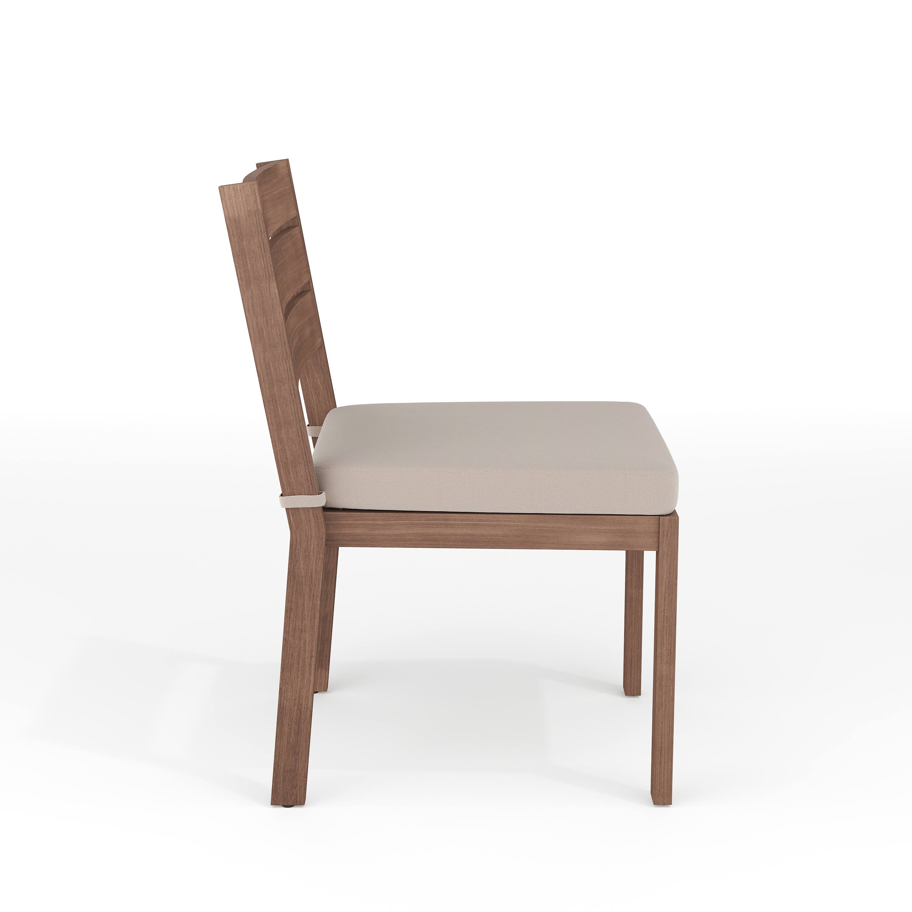 Alt View 8. Martha Stewart - Bedford 2PK All-Weather Stacking Patio Side Dining Chairs with Seat Cushions - Brown.