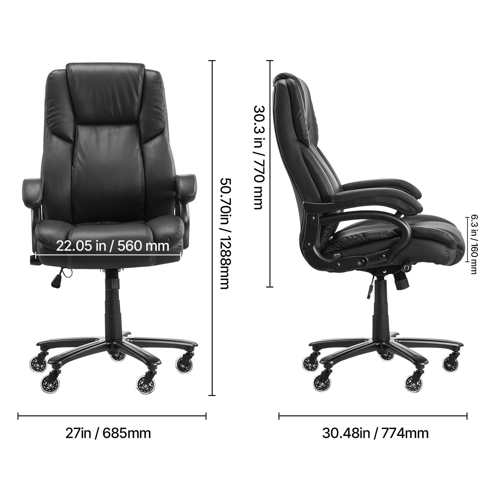 - 22.05 in / 560 mm
- 50.70 in / 1288 mm
- 30.3 in / 770 mm
- 6.3 in / 160 mm
- 27 in / 685 mm
- 30.48 in / 774 mm
