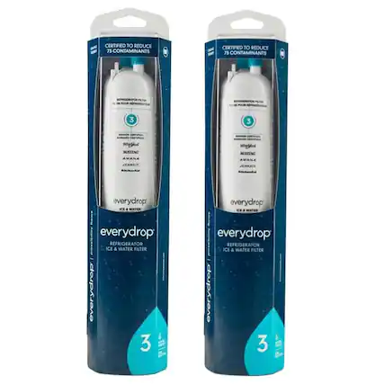 CERTIFIED TO REDUCE 73 CONTAMINANTS
REFRIGERATOR FILTER
everydrop
REFRIGERATOR ICE & WATER FILTER
3
BRANDS CERTIFIED:
Whirlpool
MAYTAG
AMANA
JENNAIT
KitchenAid
CERTIFIED TO REDUCE 73 CONTAMINANTS
REFRIGERATOR FILTER
everydrop
REFRIGERATOR ICE & WATER FILTER
3
BRANDS CERTIFIED:
Whirlpool
MAYTAG
AMANA
JENNAIT
KitchenAid
