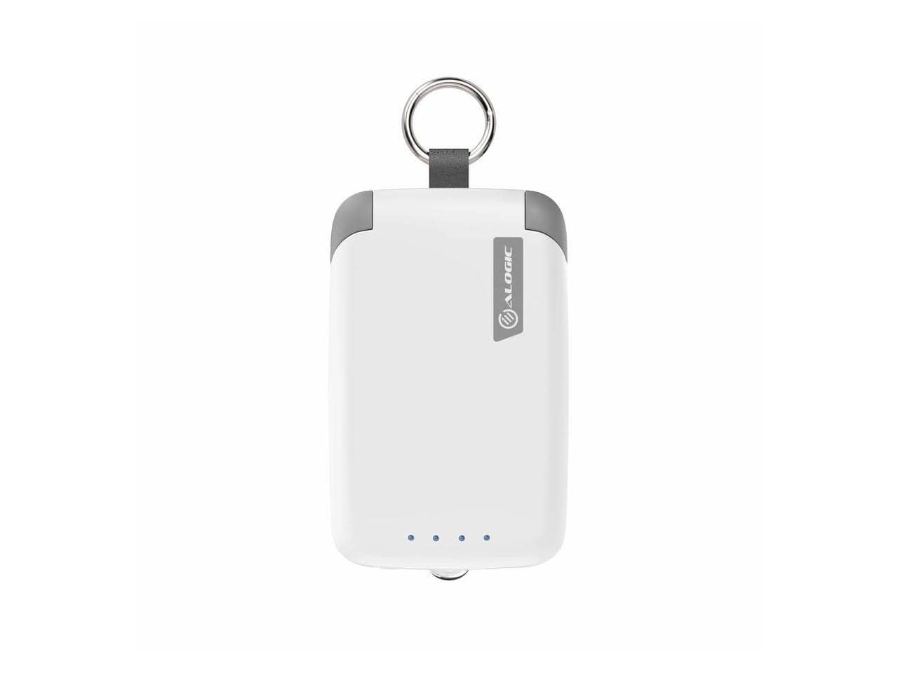 Alogic - KeyLight 2000mAh Portable Power Bank - 2000 mAh - 1A - 5V Output - 5V Input - USB Type-C Connector - KLPB2KWH